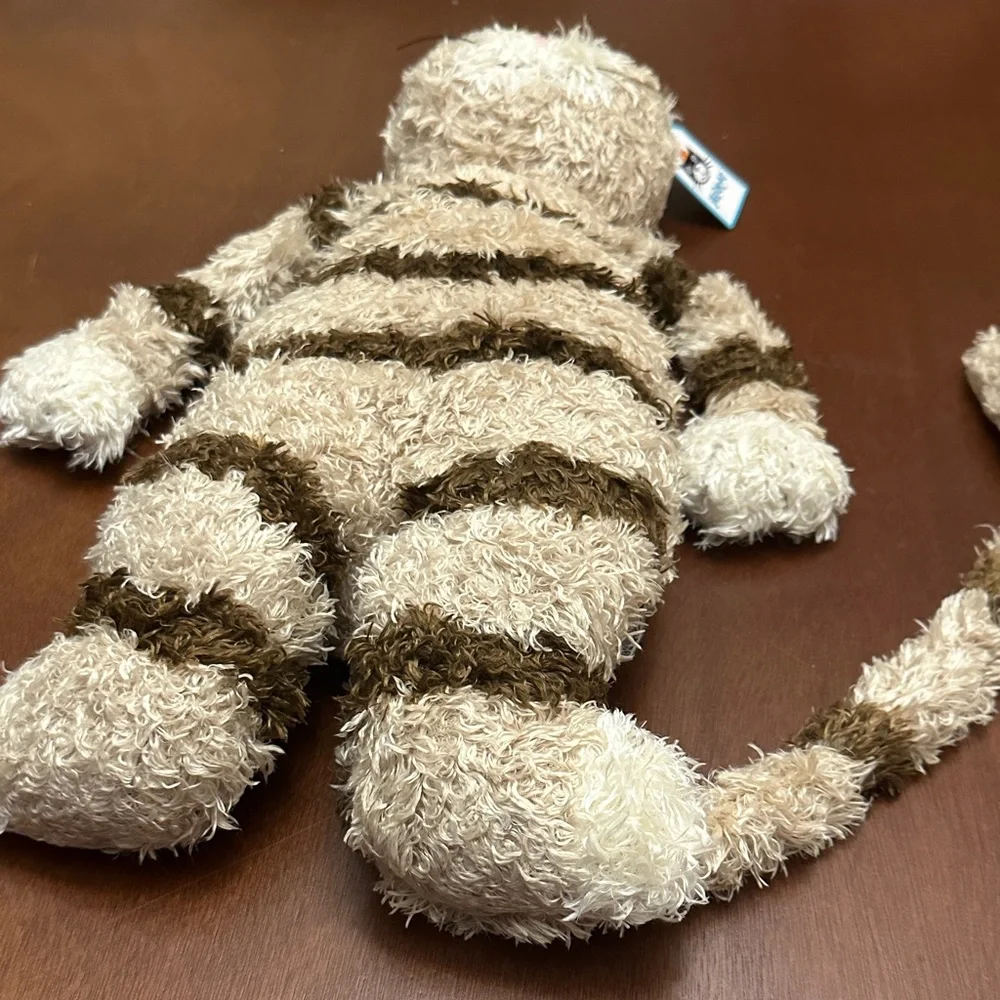 NEW Jellycat Medium Bunglie Kitten Cat Plush Cream & Brown Stripe - Picture 6 of 10